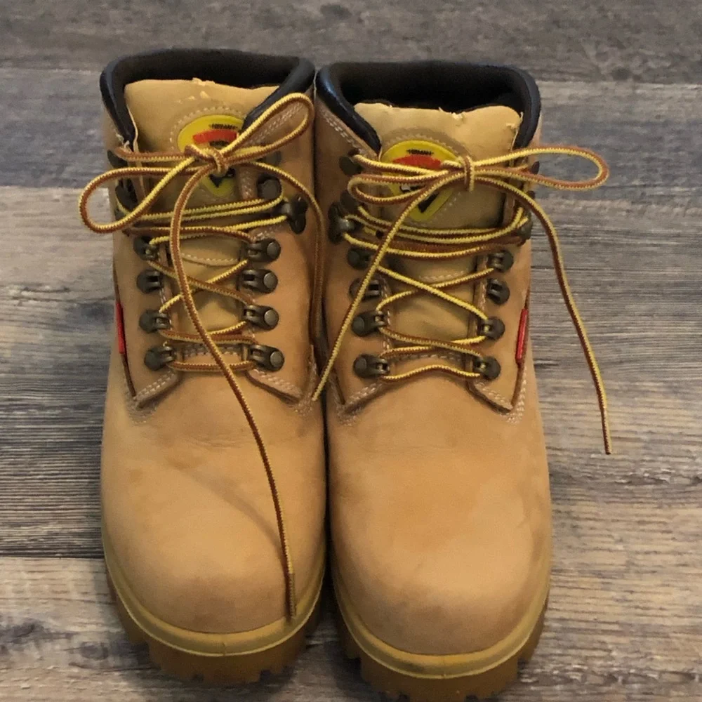 Herman Survivor Steel Toe Waterproof Boots men’s 6.5 worn once EUC - Picture 3 of 12